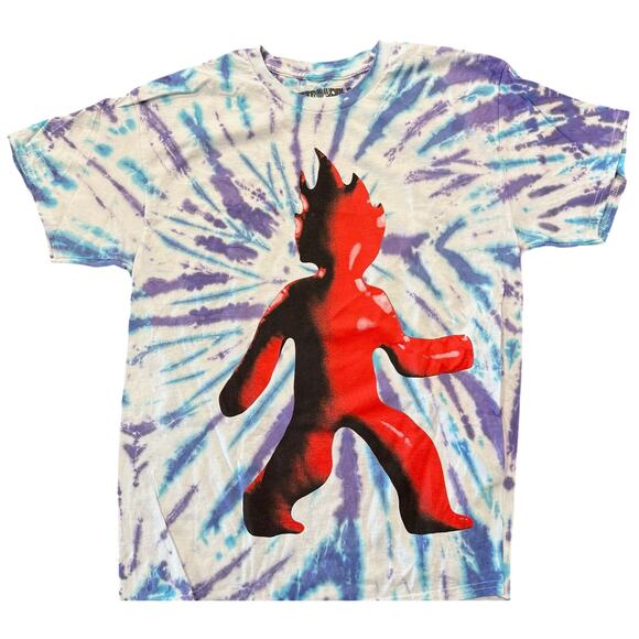 Cactus Jack by Travis Scott Flame Tee 'Tie Dye'–Astroworld Fest Astrofest 2021 - Picture 3 of 7
